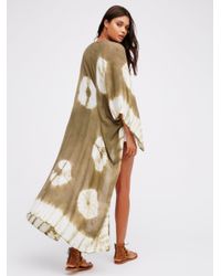 Free People Natural Spellbound Tie Dye Kimono