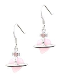 Vivienne Westwood - Multicolor Lisbeth Earrings Silver/rose - Lyst