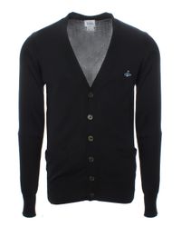 Vivienne Westwood | Classic Cotton Cardigan Black for Men | Lyst
