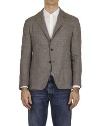 Tagliatore - Gray TAGLIATORE Giacca sfoderata tortora for Men - Lyst