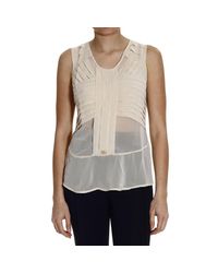 Class Roberto Cavalli | Yellow Roberto Cavalli Women's Top | Lyst