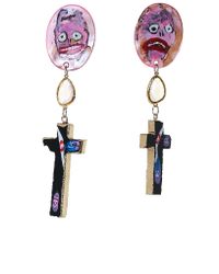 Claire Barrow | Multicolor Ornate Earrings | Lyst
