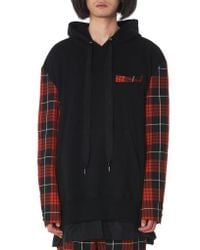 Kidill - Red Check Hooded Pullover - Lyst