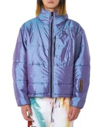99% Is - Purple Quilted Technical Puffer Jacket for Men - Lyst