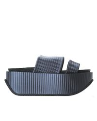 Peter Non - Blue Wedge Heel Sandals - Lyst
