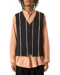 Homme Plissé Issey Miyake | Black Pleated Waistcoat for Men | Lyst