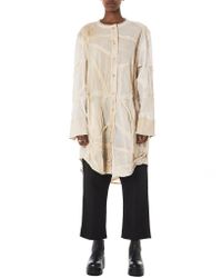 By Walid - Natural 'celia' Patchwork Shirt - Lyst