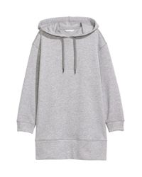 Sweat à capuche oversize H&M en coloris Gray