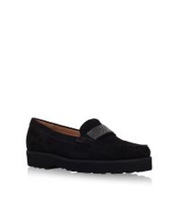 Carvela Kurt Geiger Black Charlie Flat Loafers Shoes