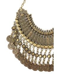 Natalie B. Jewelry | Metallic Fit For A Queen Statement Collar | Lyst