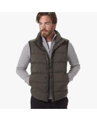 James Perse Green Yosemite Matte Nylon Puffer Vest for men