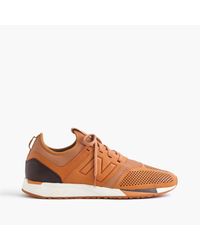 New Balance | Brown 247 Luxe Sneakers for Men | Lyst