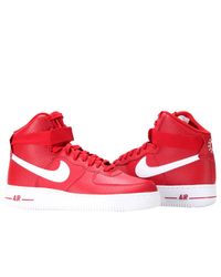 lyst nike air force di alto 2007 scarpe da basket dimensioni in rosso lyst nike air force di alto 2007 scarpe da basket dimensioni in rosso