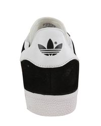 lyst adidas bb5476: nero / bianco / oro metallico originali gazzella lyst adidas bb5476: nero / bianco / oro metallico originali gazzella