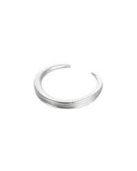 AWU Fine Jewelry - Multicolor Sterling Silver Slim Leaf Ring | - Lyst