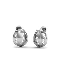 Diamoire Jewels - Metallic 14kt White Gold And Premium Diamonds Pave Earrings - Lyst