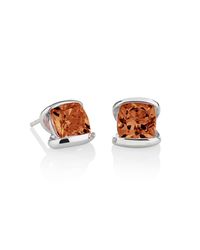 MANJA Jewellery - Multicolor Infinity Cognac Quartz Earrings - Lyst