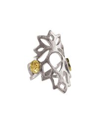Sima Vaziry - Metallic Bloom Ring - Lyst