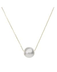 AWU Fine Jewelry - Metallic Gold & Silver Galaxy Sphere Necklace | - Lyst