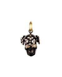 Sylva & Cie - Large Juliette Black Skull Pendant - Lyst