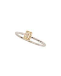 freeRange JEWELS - Metallic Dainty Baguette Diamond Ring - Lyst