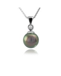 Jupp Fine Jewellery - Multicolor Tahitian Pearl & Diamond Pendant - Lyst