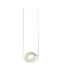 XISSJEWELLERY - Metallic Silver Baroque Pearl Necklace - Lyst