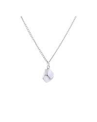 ANUKA - Metallic Mani Silver Half Faceted Charm Necklace - Lyst
