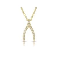 Anne Sisteron - Multicolor Wishbone Necklace - Lyst