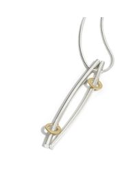 Shona Jewellery - Multicolor Twin Bar Pendant - Lyst