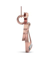 Diamoire Jewels - Metallic Pave Set 7 Diamond Pendant Inspired By Nature In 14kt Rose Gold - Lyst