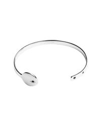 Murkani Jewellery - Metallic Destiny Silver Cuff Bangle - Lyst