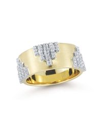 Ivanka Trump - Multicolor Empire Motif Band Ring - Lyst
