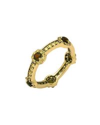 H.Azeem - Multicolor Smoky Quartz Gold Stacking Ring - Lyst