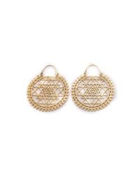 Vivat - Metallic The Yantra Earrings - Lyst