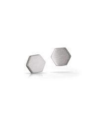 Ruthie Murray - Metallic Honeycomb Earrings Silver - Lyst