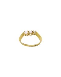 Daou Jewellery - Metallic Electron Ring - In Opals And Diamond - Lyst