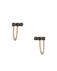 Imperfect Grace - Multicolor Rita Dainty Bar And Chain Earrings - Lyst