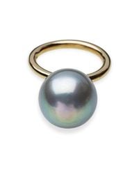 Tina Engell - Metallic Pearl Ring - Lyst