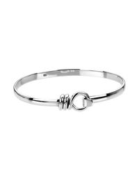 Marmalade Fine Jewellery - Metallic Silver Buckle Bangle - Lyst
