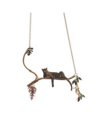 Amanda Coleman - Multicolor Reclining Leopard Necklace - Lyst
