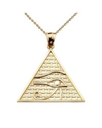 QP Jewellers - Metallic Horus Pendant Necklace In 9kt Gold - Lyst