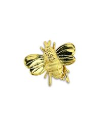 Will Bishop - Metallic Gold Vermeil Bumble Bee Brooch - Lyst