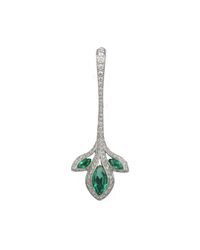 Baenteli - Multicolor Royale Emerald Lys Necklace - Lyst