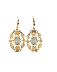 Neola - Metallic Jaipur Gold Earrings - Lyst