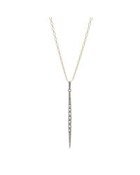 Heather Kenealy Jewelry - Metallic Pave And Rose Cut Diamond Spike Necklace - Lyst