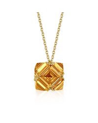 Paolo Costagli New York - Metallic Citrine Very Pc Pendant Necklace, Petite - Lyst