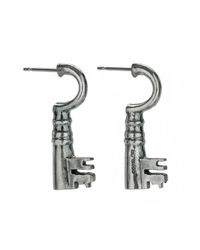 Alison Moore Designs - Metallic Roeberry Sterling Silver Key Earrings - Lyst