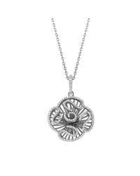 Fei Liu - Cascade Stud-size Pendant In White Rhodium Plate - Lyst