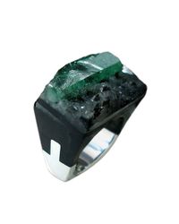 Pasionae - Green Emerald Ring - Lust - Lyst